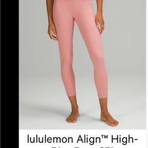 Lululemon Align High Rise 25